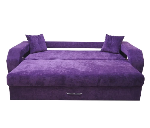 Диван еврокнижка Манчестер 160 ВЕЛЮР 08 ФИОЛЕТОВЫЙ НПБ