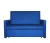 Диван выкатной Идея  120, велюр синий