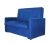Диван выкатной Идея  120, велюр синий