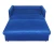Диван выкатной Идея  120, велюр синий
