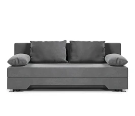 Диван еврокнижка Орлеан велюр серый