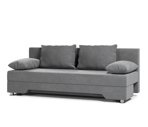 Диван еврокнижка Орлеан велюр серый