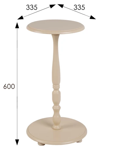 Подставка для цветов Селена слоновая кость