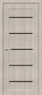 Межкомнатная дверь экошпон mr.wood Мода-22 Black Line Cappuccino Melinga