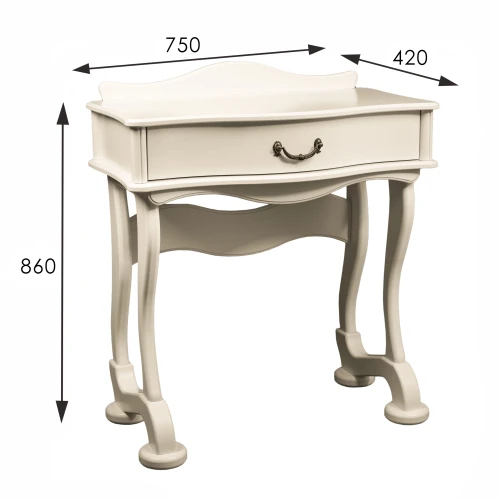 Стол туалетный Джульетта дуб шампань