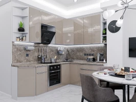 Угловая модульная кухня Фьюжн-04 Gallant Угловая модульная кухня Фьюжн-04 Gallant