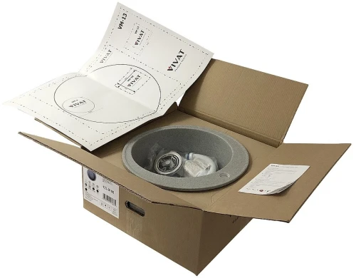 Мойка врезная Vivat 4718 1Ч МатБежевый