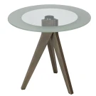 Стол журнальный Рилле 441 шимо/стекло прозрачное