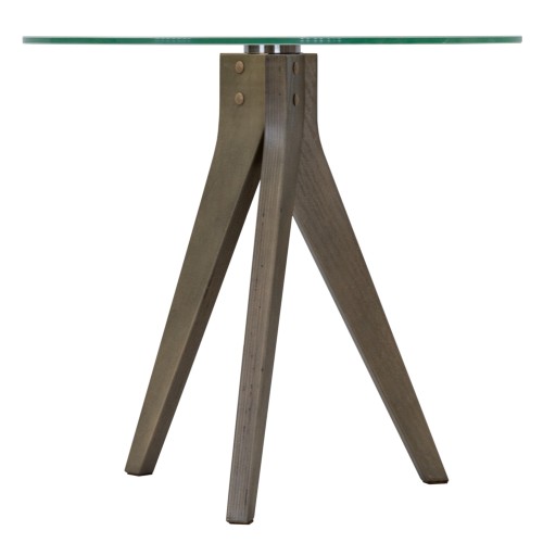 Стол журнальный Рилле 441 шимо/стекло прозрачное