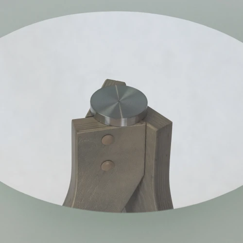 Стол журнальный Рилле 441 шимо/стекло прозрачное