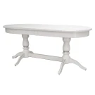 Стол обеденный Тарун 3 раздвижной белый/серебро 150/200*84 Стол обеденный Тарун 3 раздвижной белый/серебро 150/200*84