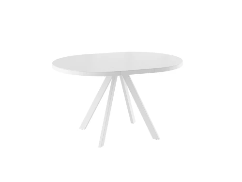 Стол Рондо М D100, Белый, МАТТЕЛЮКС/белыЙ