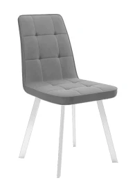 Стул DikLine 207 B22 GREY /ножки белые