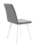 Стул DikLine 207 B22 GREY /ножки белые