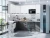 Угловая модульная кухня Евро Лайн-05 Белый/Антрацит