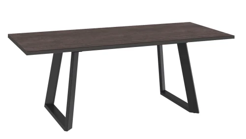 Раскладной стол DikLine ZL140 хромикс бронза/ черный/опоры черные