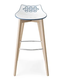 Стул JAM W CB/1487, ash.P19W OAK NATURAL/ P799-P852 WHITE/ TRANSPARENT RED Стул JAM W CB/1487, ash.P19W OAK NATURAL/ P799-P852 WHITE/ TRANSPARENT RED