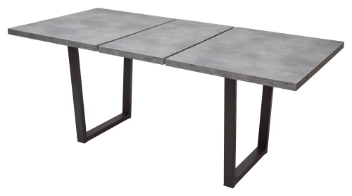 Стол ЛОФТ 160 Бетон Портленд/ Черный