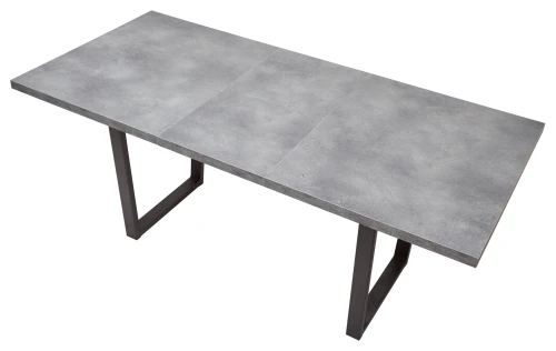 Стол ЛОФТ 160 Бетон Портленд/ Черный