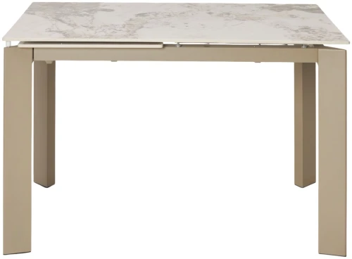 Стол CORNER 120 GLOSS LUXURY PANDORA SOLID CERAMIC / TAUPE, ®DISAUR