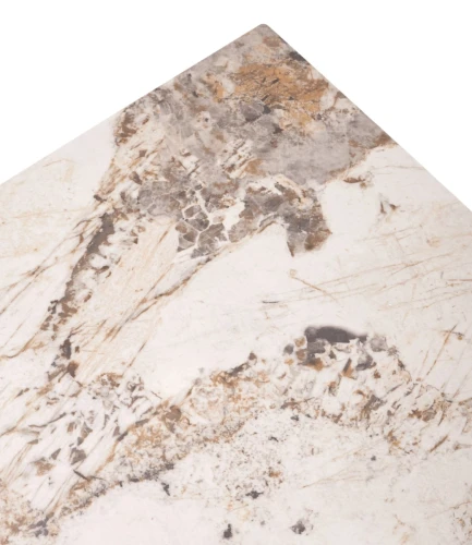 Стол CORNER 120 GLOSS LUXURY PANDORA SOLID CERAMIC / TAUPE, ®DISAUR