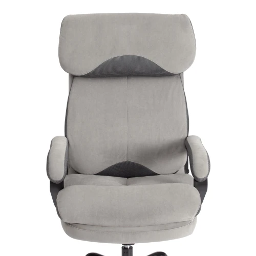 Кресло Duke metal BL велюр, серый, 29/TW-12