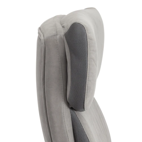 Кресло Duke metal BL велюр, серый, 29/TW-12