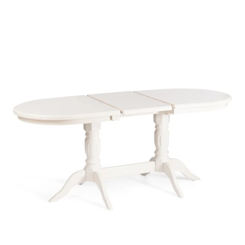 Стол COPPOLA бук, мдф, 140+40x80x77см, Ivory white