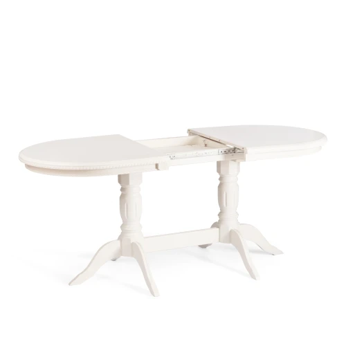 Стол COPPOLA бук, мдф, 140+40x80x77см, Ivory white