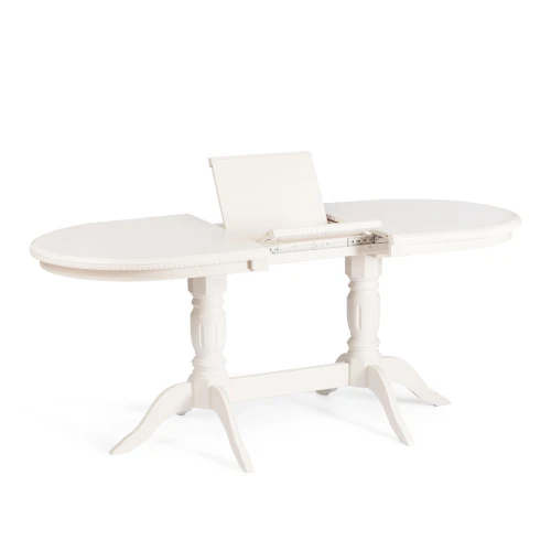 Стол COPPOLA бук, мдф, 140+40x80x77см, Ivory white