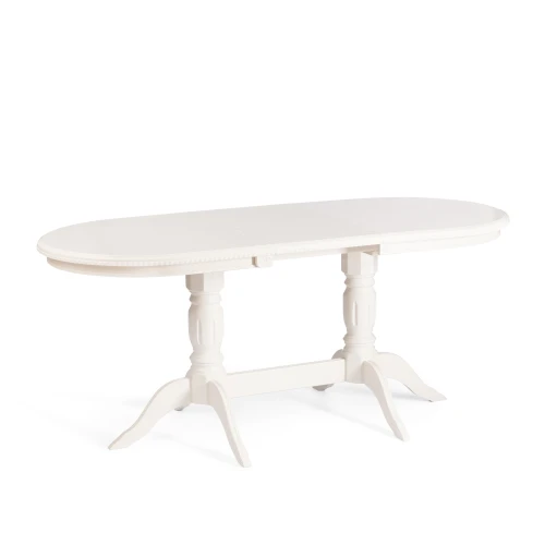 Стол COPPOLA бук, мдф, 140+40x80x77см, Ivory white