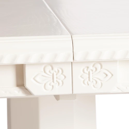 Стол COPPOLA бук, мдф, 140+40x80x77см, Ivory white