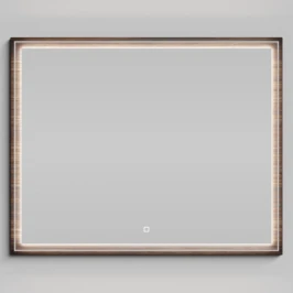 Зеркало Лайт 100, Палисандр ПВХ 43101
