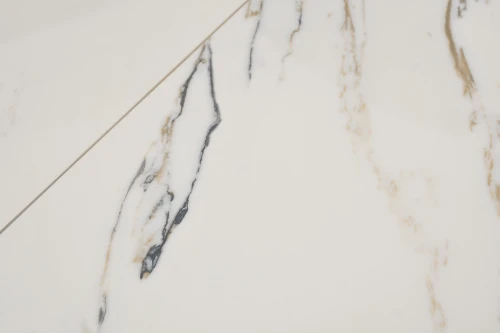 "Меркурий" стол интерьерный раздвижной обеденный из керамики, цвет белый глянцевый