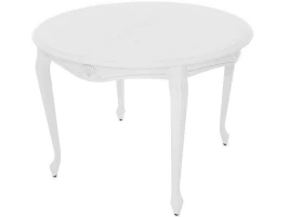 Стол «Кабриоль» круг (D 105), эмаль белая
