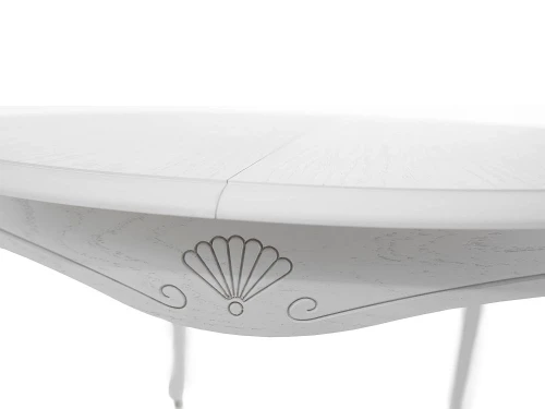 Стол «Кабриоль» круг (D 105), эмаль белая