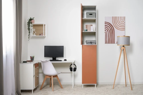 Шкаф-пенал Марвэл 16.316.02, Белый, Безмолвная пустыня