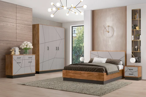 Шкаф для одежды Гамма 54.12, Таксония, Грей