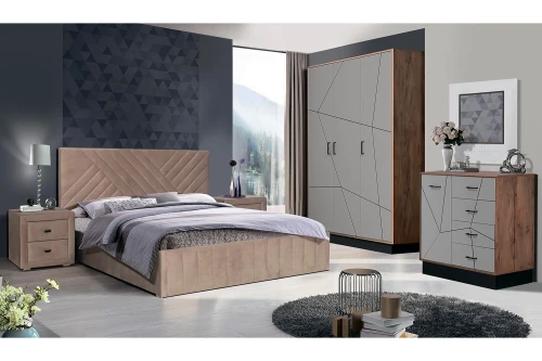 Шкаф для одежды Гамма 54.12, Таксония, Грей