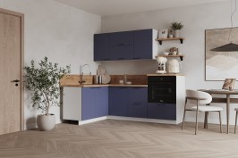 Готовая кухня КГ Угловой 1500*2100 (без пм) , Ежевика  Арника РМ