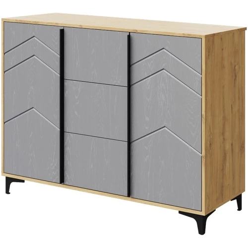 Комод «Тиана» КМК 0967.16, дуб наварра/графит