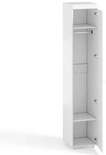 Шкаф-пенал 1дв. (гл.560) Монако МН-33 белое дерево