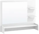 Надстройка для стола с полками Монако МН-18А белое дерево