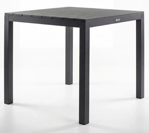 Стол обеденный DOLLA алюминий 80х80 см (4 ножки)