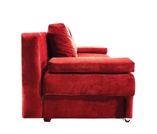 Диван-еврокнижка Амстердам мини люкс красный