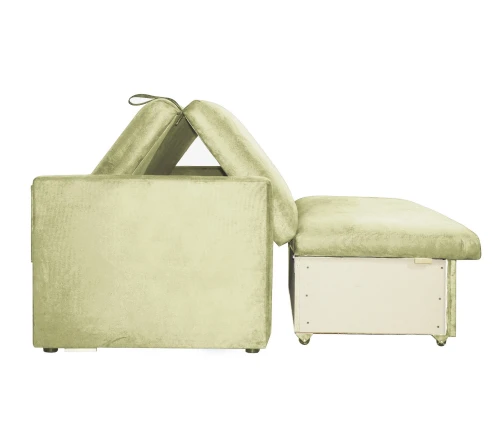 Диван выкатной Идея  120, велюр бежевый