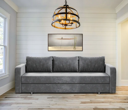 Диван еврокнижка Вектор велюр серый