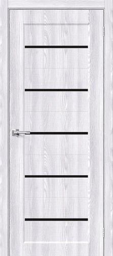 Межкомнатная дверь экошпон mr.wood Мода-22 Black Line Riviera Ice