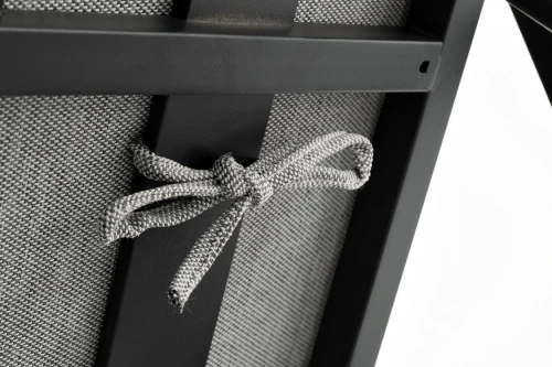 Шезлонг из алюминия MAYA  темный графит  Joygarden