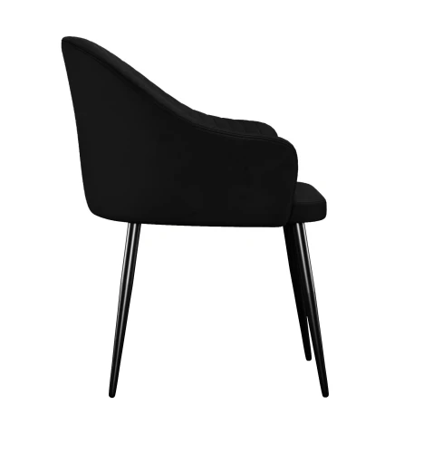 Стул DikLine 440 K21 черный, ножки черные